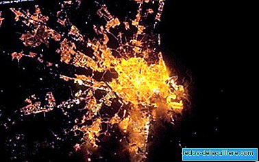 Cities with more than one million inhabitants seen from space
