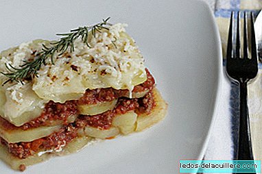 Lasagna with potatoes and meat. Recipe for the whole family