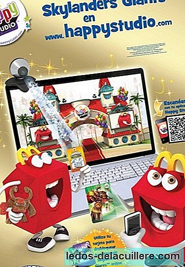 Skylanders Giants are offered as a gift on McDonald's Happy Meal menu