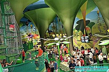 The magic forest is a magical playground in the interior of Kinépolis in Madrid