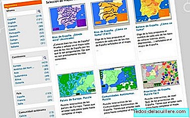 Interactive maps of Enrique Alonso to learn geography (physics and politics) of Spain and the World