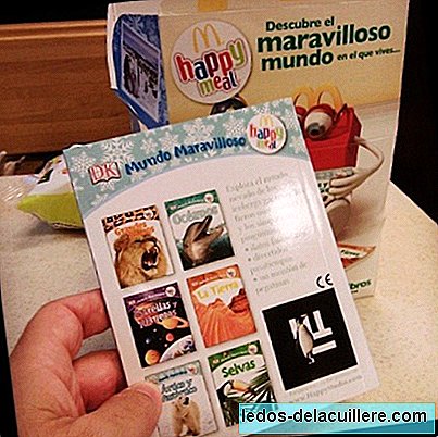 McDonalds di Sepanyol menawarkan buku-buku dan bukan mainan dalam Happy Meal mereka