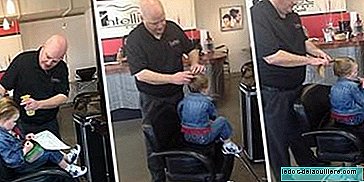 Ensamstående far anmäler sig till frisörklasser för att kamma sin dotter