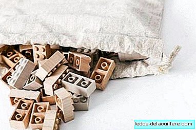 Lego pieces, also made of wood