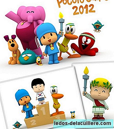 Pocoyo encourages us to participate in the Pocoyo Games 2012 and was also at El Chupete 2012