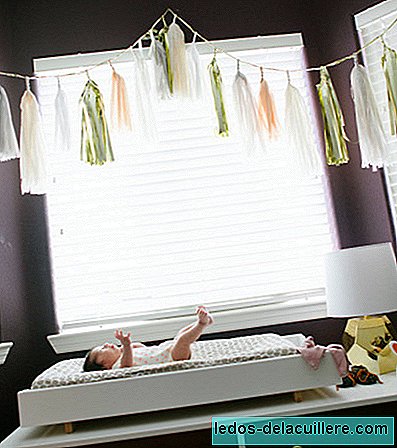 DIY project: make a tassel garland to decorate the baby's room