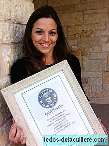 Guinness record for donating 330 liters of breast milk