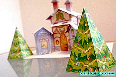 Vianočné stromčeky na tlač a rezanie s viacnásobným použitím