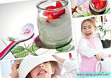Strawberry panacota recipe for cooking with children