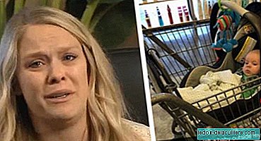 Sie hat ihr Baby im Supermarktkarren gelassen, sagt aber, dass es ein Fehler war und dass sie eine gute Mutter ist