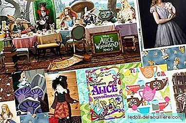 Harikalar diyarında Alice adındaki yeni Disney prodüksiyonunun çekimi: camdan başlıyor
