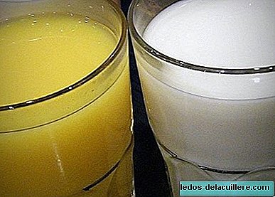 Você pode misturar leite e suco de laranja?