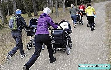Kinderwagen: Kinderwagenrennen, die neuesten Übungen mit dem Baby