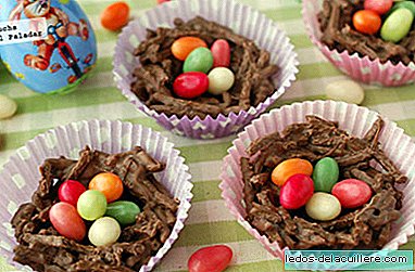 Do you dare with these crispy Easter nests with chocolate and cereals?
