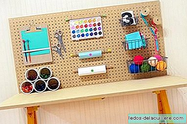 A good idea: make yourself a work table for children