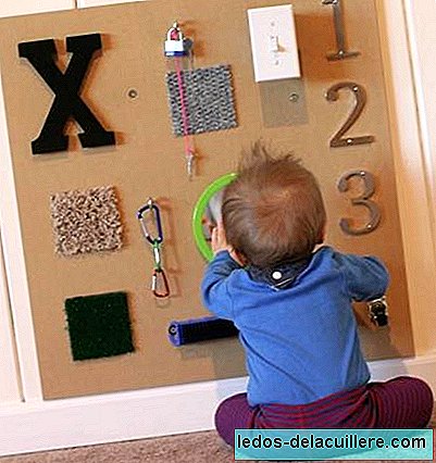 A good idea: make a sensory board for your baby