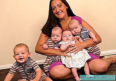 A woman gives birth to triplets nine months after having another child