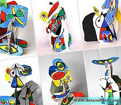 Artesanato muito artístico: figuras 3D Miró