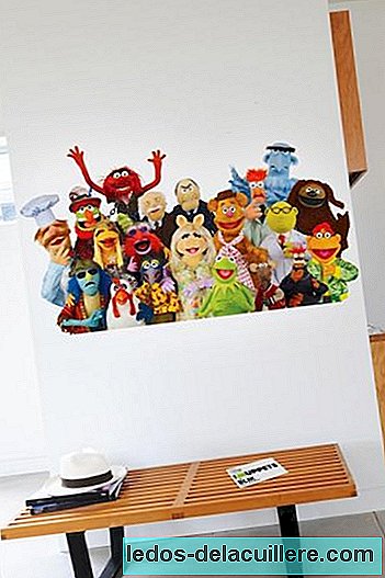 Los Muppets vinyyli lastenhuoneeseen