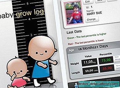 "Baby Grow Log": control your child's percentiles with the iPhone