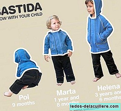 Bastida, the child grows and the clothes too