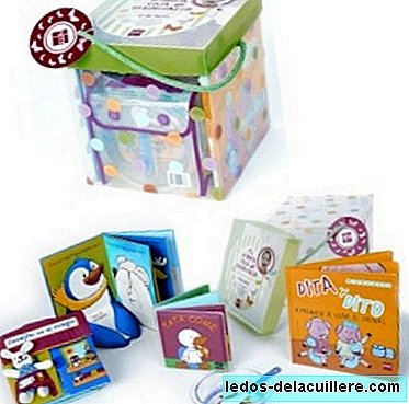 Gift boxes with baby books