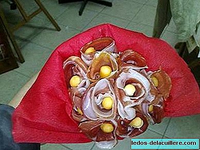 Delicious gift for recent moms: a bouquet of ham