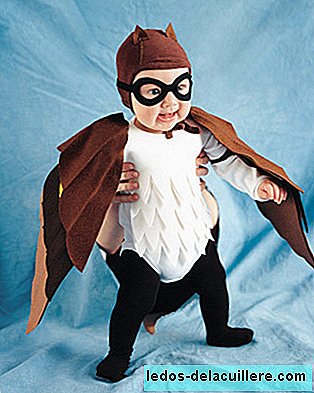 Homemade owl costume for babies