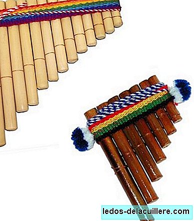 Homemade costume for babies: Pan flute