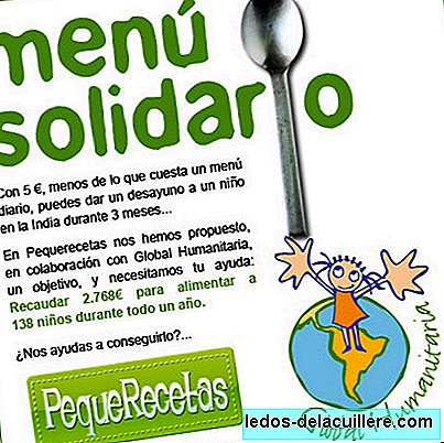 The solidarity menu of PequeRecetas