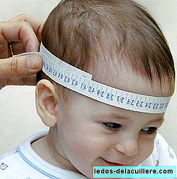 A circunferência da cabeça dos bebês