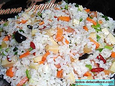 Rice salad. Recipe for pregnant women