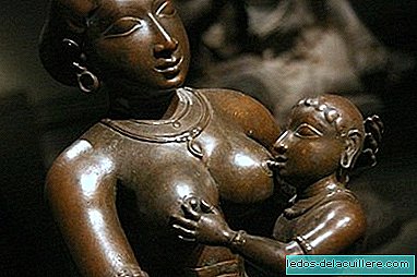 Krishna borstvoeding gegeven door Yasoda