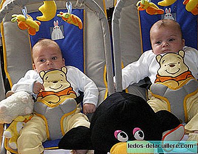 Das Bild Ihres Babys: die Zwillinge David und Adrián