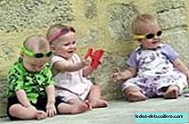 Children under three must wear sunglasses