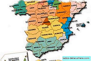 Mappa con le percentuali di taglio cesareo negli ospedali spagnoli
