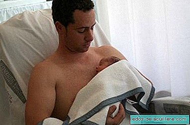 Pappor och nyfödda hud mot hud