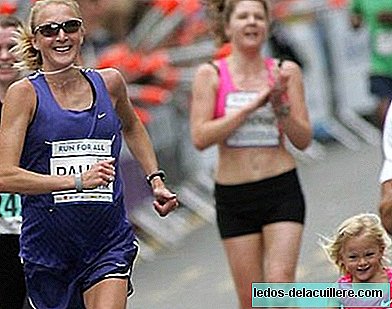 Paula Radcliffe participa de uma carreira de grávida de sete meses