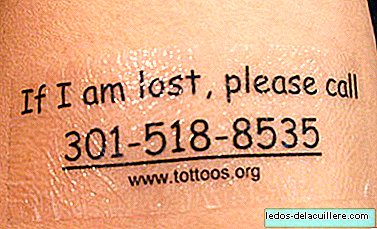 Temporäre Warnung Tattoos