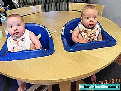 Tune an Ikea table to make a double high chair