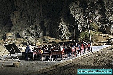 A school in a cave