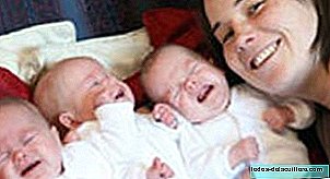 Een vrouw met een dubbele baarmoeder bevalt van drie baby's