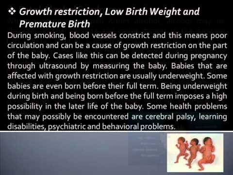 The effects of drinking alcohol during pregnancy (video)