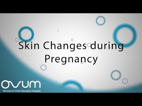Kožne spremembe med nosečnostjo (video)