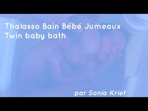 Baby Bath Spa: the sleeping twins bath that reproduces life in the womb