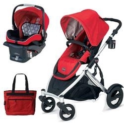 What does a baby see in a stroller and what does he see in a baby carrier