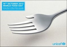 영양을주는 사랑 : 유니세프 광고 캠페인
