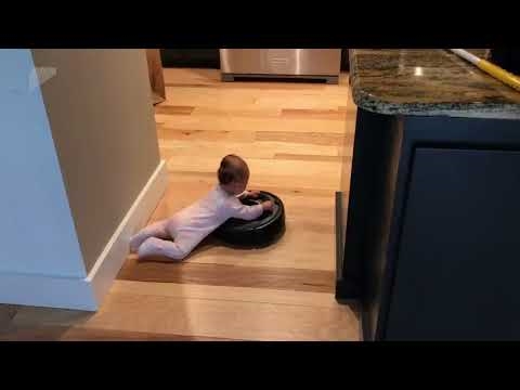 Roomba baby: bebe koje "hodaju" na robotima za čišćenje, nesiguran način