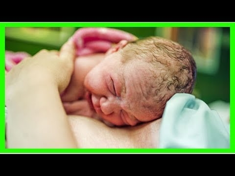 Die Kraft des Instinkts: Das Neugeborene sucht die Brust der Mutter zum Stillen
