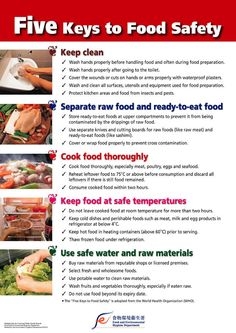 Five keys to food safety (video)